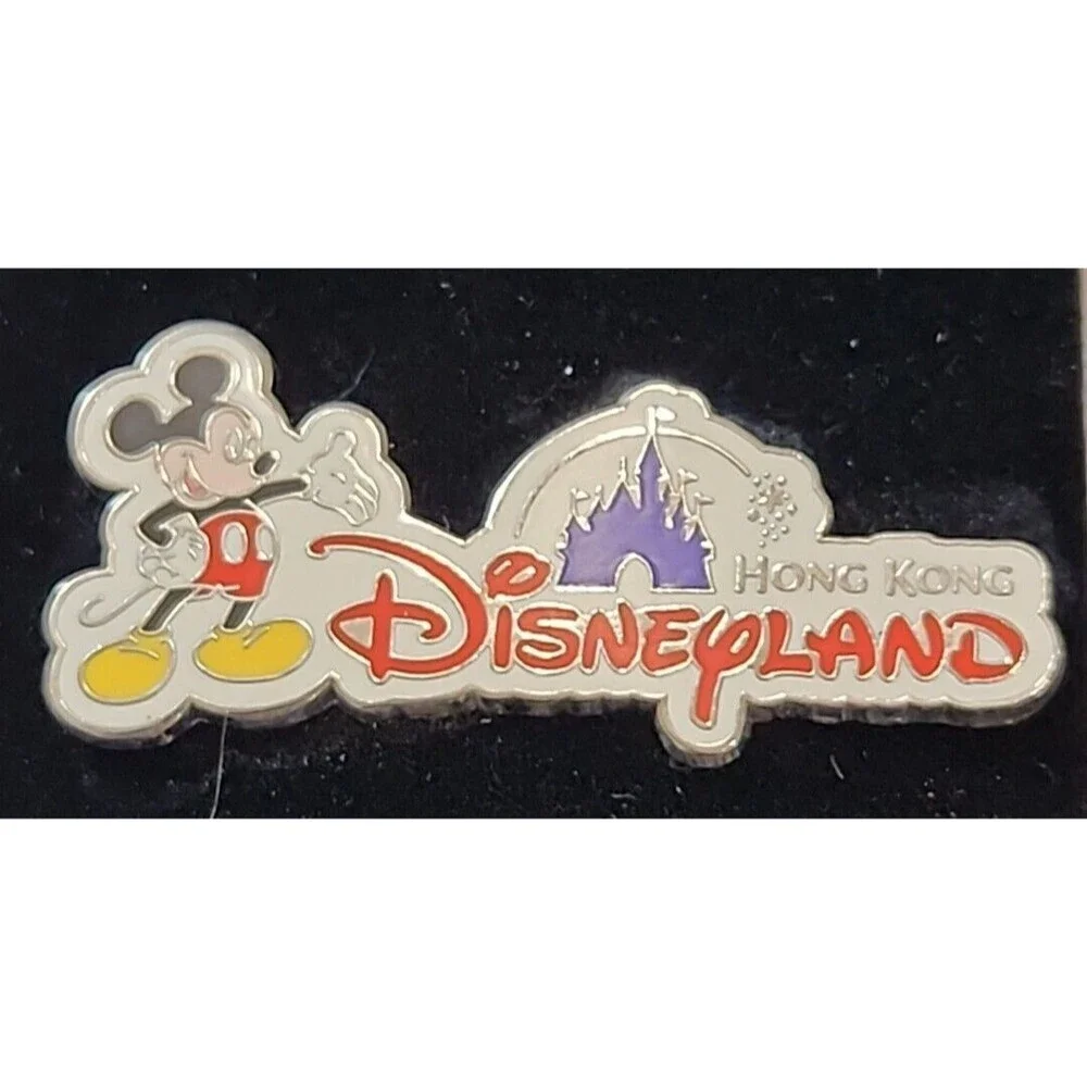 Disney Trading Pin 47026 HKDL‎ Hong Kong Disneyland Castle Mickey Mouse Logo